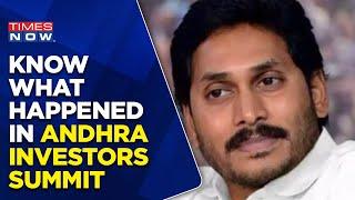 Andhra Pradesh Investors Summit | CM YS Jagan Mohan Reddy Attends Event | Times Now | Latest Updates