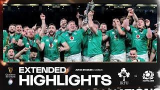 IRISH GLORY ️ | EXTENDED HIGHLIGHTS | IRELAND V SCOTLAND | 2024 GUINNESS MEN'S SIX NATIONS RUGBY