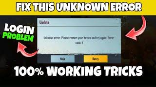 unknown error please restart your device and try again | Fix this problem 