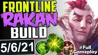 FRONTLINE RAKAN SUPPORT BUILD | NEW RUNES Rakan vs Janna SUP | SUPPORT Ranked Gameplay SEASON 8