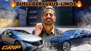 Zweimal 544 PS BMW i7 xDrive60 Mercedes EQS 580 mit Hamid Alex I GRIP