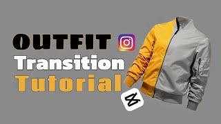 Fast outfit change Transition - Easy CapCut tutorial