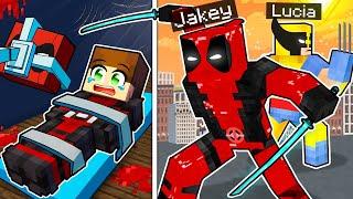 Jakey a *DEVENIT* DEADPOOL in Minecraft!