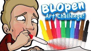 BLOPEN Art Challenge - EPIC Art with Children's Stationary!