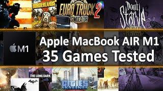 Apple MacBook AIR M1 - 35 Games tested [8-cores]