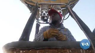 Triumph for South Africa's First Black Hot Air Balloon Pilot | VOANews