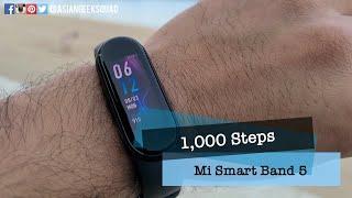 Xiaomi Mi Smart Band 5 - Global Edition - Step Count Test!