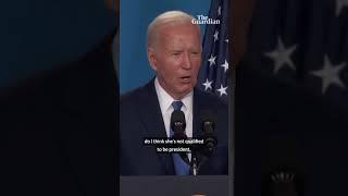Biden calls Kamala Harris 'Vice-President Trump' at Nato press conference