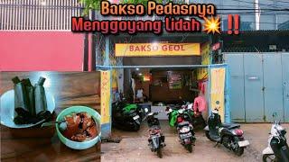 Bakso HOT Geol Teluk Gong : Review Sambel di BaksoinPenggila Pedas Boleh Coba‼️