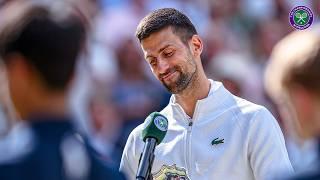 "He was playing some unbelievable tennis" | Novak Djokovic | On-court Interview | Wimbledon 2024
