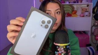 ASMR iPhone 13 Pro Max Unboxing  ~sierra blue~ | Whispered