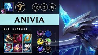 Anivia Support vs Vel'Koz: Dominating - EUW Master Patch 14.24