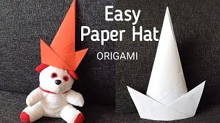 How to Make Easy Paper Hat | DIY paper Hat | Paper Craft | Paper Cap | Origami hat