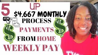 5 WFH Jobs Hiring Immediately| Earn up to $4,667 Monthly