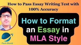 How to Format an Essay in MLA Style | MLA Format 9th Edition | iTech World