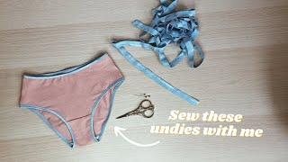 How to sew undies with Fold Over Elastic | Make the Lotus panties with FOE |Lingerie sewing tutorial