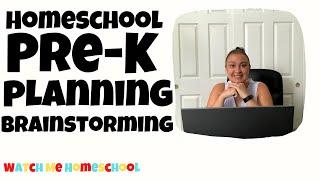 2020 PREK HOMESCHOOL IDEAS & PLANNING | Figuring out our Homeschool Prek Plans