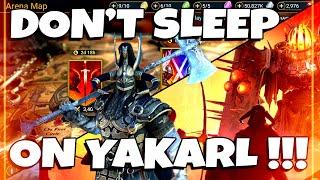 YAKARL destroys FIREKNIGHT hard and ARENA Raid Shadow Legends: