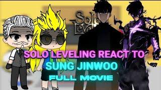Solo leveling react to sung jin woo | All parts /full movie | #gachaclub #sololeveling #gacha
