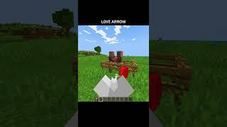 Love particle arrow  #minecraft #shorts