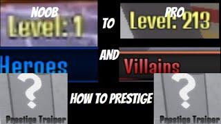 FULL LEVEL GUIDE FOR HEROES AND VILLAINS IN HEROES AWAKENING