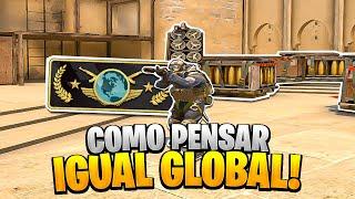 DICAS BASICAS para JOGAR e PENSAR igual GLOBAL no CS GO, sem ENROLAÇÃO!