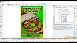 Inkscape Tutorial _ Food Restaurant Banner Design in Inkscape