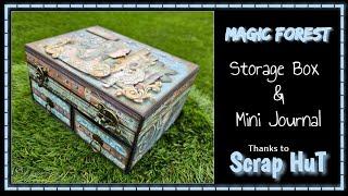 Magic Forest Storage Box & a Little Journal inside , thanks to Scraphut cooperation .
