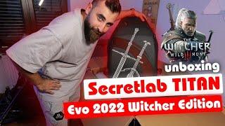 მხედვარი ჩემ Gaming ოთახში Secretlab TITAN Evo 2022 Witcher Edition UNBOXING