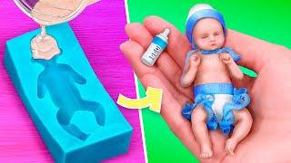 11 лайфхаков и поделок для Барби и миниатюрных малышей