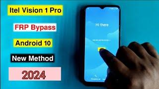 || Itel Vision 1 Pro Frp Bypass Android 10  Gmail/google Account Unlock/2024/ALL TECH BANGLA 2024