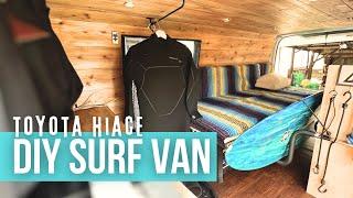 I RENOVATED MY TOYOTA HIACE INTO THE PERFECT SURF CAMPER [VANLIFE JAPAN] Van Tour in Miyazaki