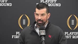 Ryan Day press conference talks Ohio State vs. Tennessee CFP quarterfinal