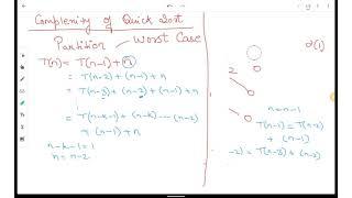 Quick Sort Analysis | Worst Best, Average case Analysis of Quick Sort | Quick Sort Time Complexity |