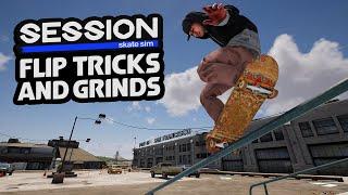 Session: Skate Sim | How To Do All Basic Flip Tricks & Grinds