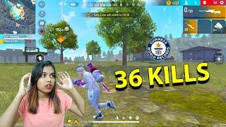 NEW WORLD RECORD 36 KILLS ROY GAMING !! UNSTOPPABLE GAMEPLAY | GARENA FREE FIRE