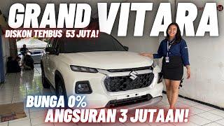 Turun Drastis Diskon Sampai 53 Juta⁉️Review Suzuki Grand Vitara 1.5 Type GX Hybrid Terbaru 2024