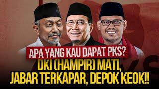 LIVE! APA YANG KAU DAPAT PKS? DKI (HAMPIR) MATI, JABAR TERKAPAR, DEPOK KEOK!!