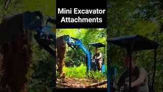 Mini excavator attachments #miniexcavator