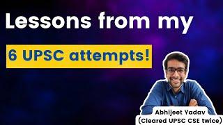 10 Things I wish I knew in my 1st UPSC Prelims Attempt