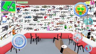 DUDE THEFT WARS - All Secret and Rare Guns Locations (Ak-47, Rail Gun, Weapon, Sniper Rifle & more)