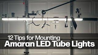 How to mount Amaran LED Tube Lights | Aputure Lighting