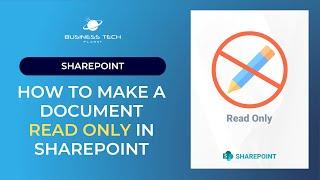 How to make a document READ ONLY in SharePoint