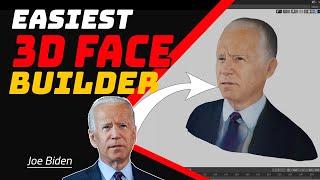 Most Easiest 3d Face Builder | Easy Modeling Tutorial | Being Animator