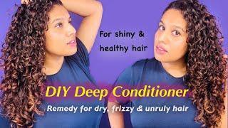 Deep Conditioning Treatment At Home | CG Friendly Hair Masks | DIY Hair Mask