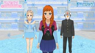 LA REINE DES NEIGES DANS YANDERE SIMULATOR ! Mod Frozen !  - Yandere Simulator Mod FR #28