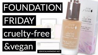 100% Pure Second Skin Foundation Review #FoundationFriday (Cruelty Free & Vegan!) - Logical Harmony