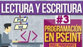 Curso de Programación en PSEINT [#3] - Lectura por teclado y Escritura por pantalla