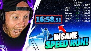 TIM REACTS TO WORLD RECORD ONLY UP SPEED RUN