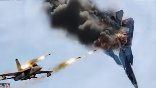 The world is shocked! when US F-35 fighter pilots ambushed 4 Russian SU-57 fighters en route |